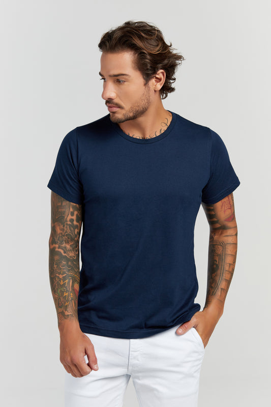 CAMISETA MASCULINA EM ALGODÃO