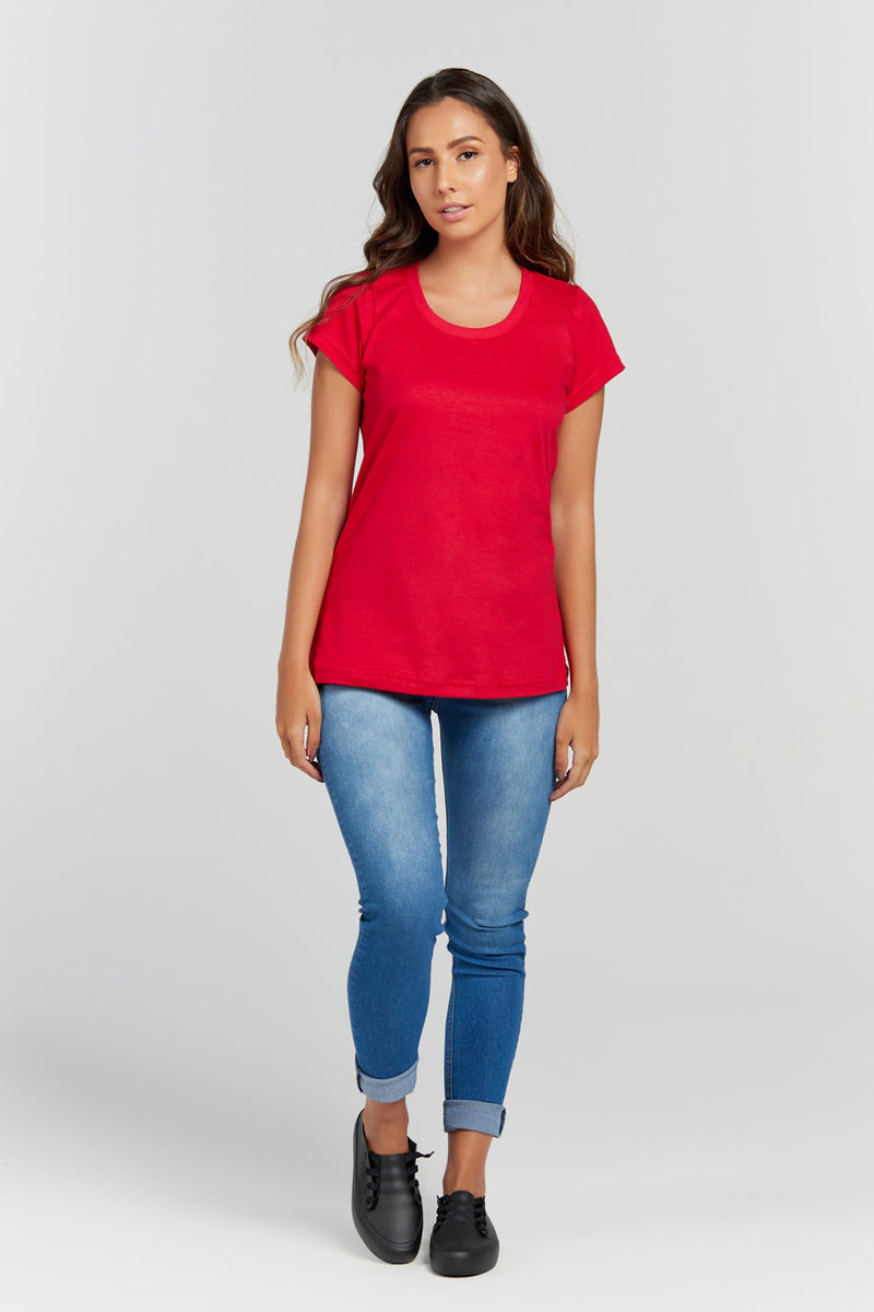 CAMISETA FEMININA EM ALGODÃO