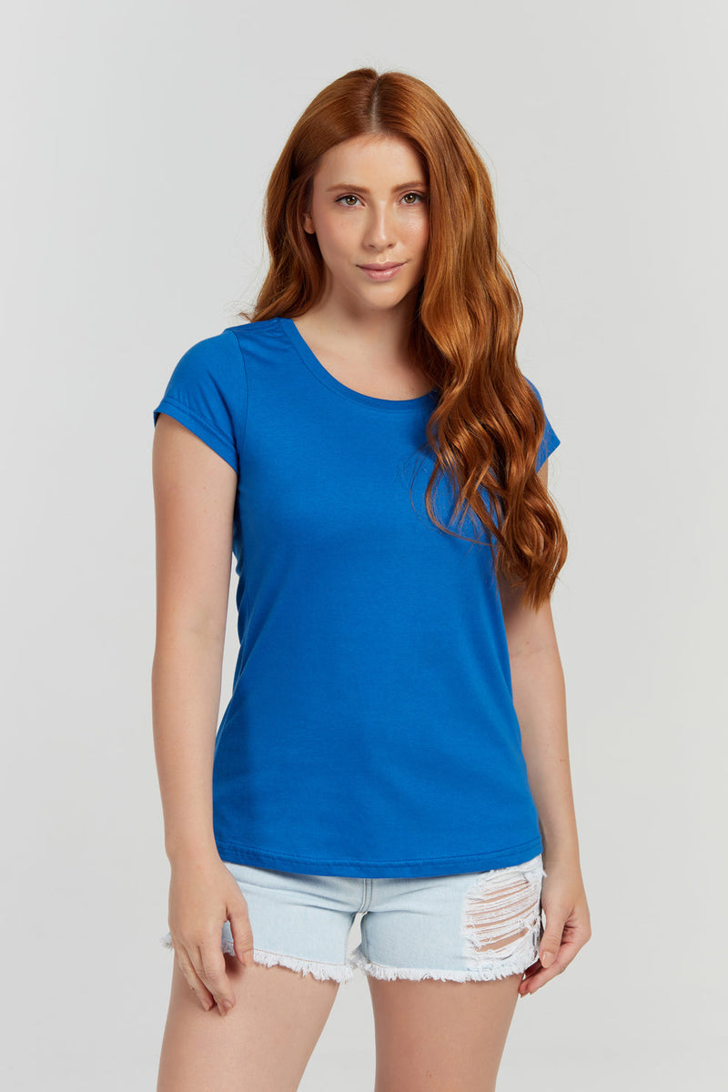 CAMISETA FEMININA EM ALGODÃO