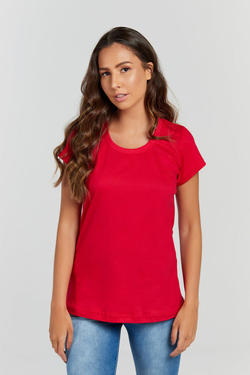 CAMISETA FEMININA EM ALGODÃO