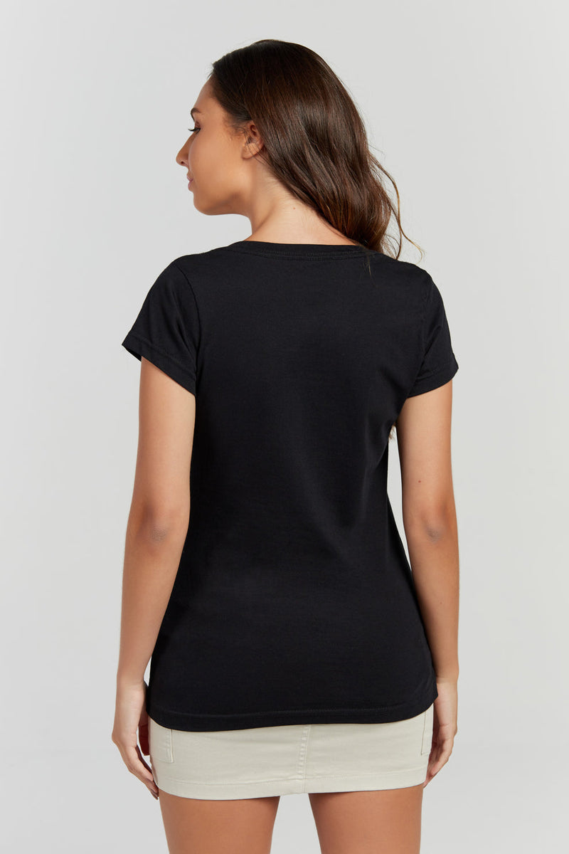 CAMISETA FEMININA EM ALGODÃO